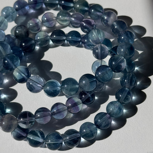 Blue Purple Fluorite Bracelets