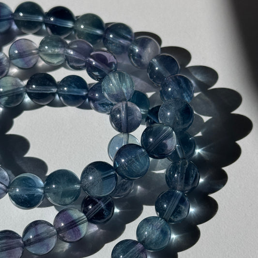 Blue Purple Fluorite Bracelets