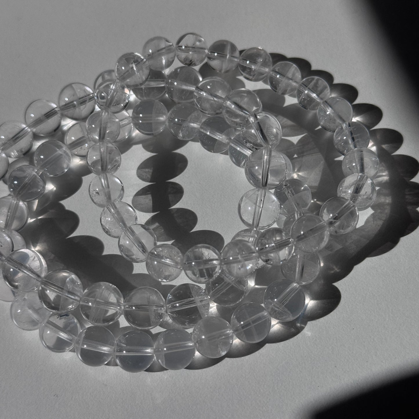 White Phantom Quartz Bracelets