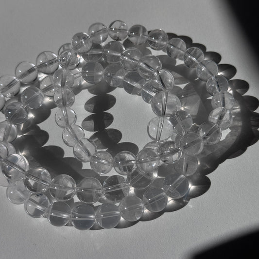 White Phantom Quartz Bracelets