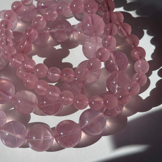 Gem Rose Quartz Bracelets
