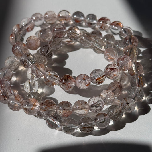 Thick Rutile Quartz Bracelets