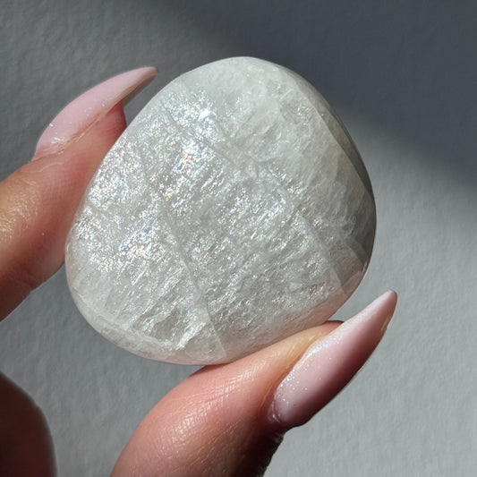 gem natrolite polished freeform