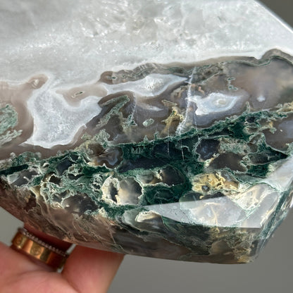 XL Moss Agate Flame #8