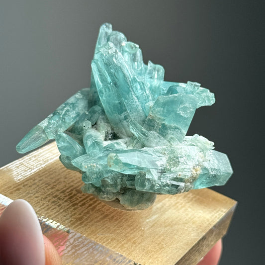 Tapered Aquamarine Specimen (Mimoso del Sol, Espirito Santo, Brazil 1992) #1