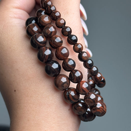 Mahogany Obsidian Bracelets (various bead sizes)