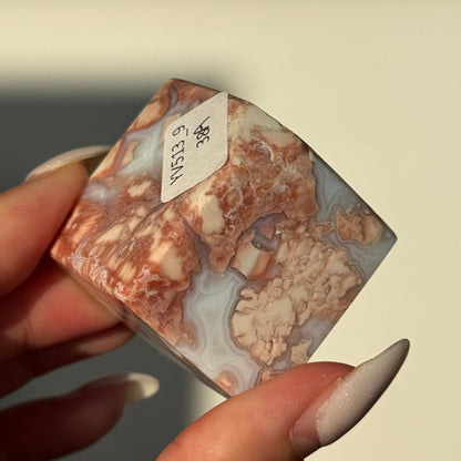 Cotton Candy Agate Cube (S) #9