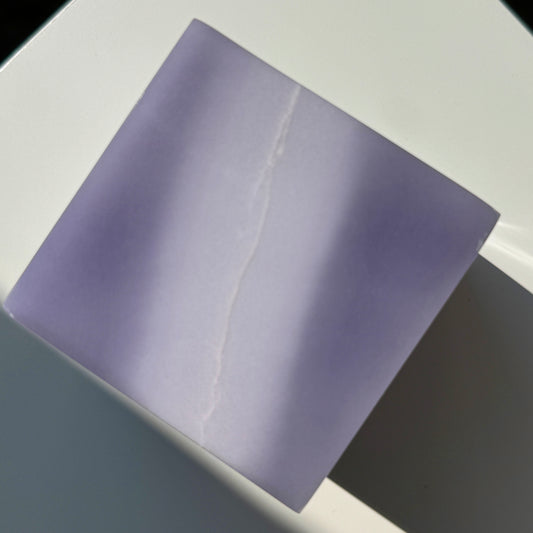 Lavender Ytrium Fluorite Cube L #8