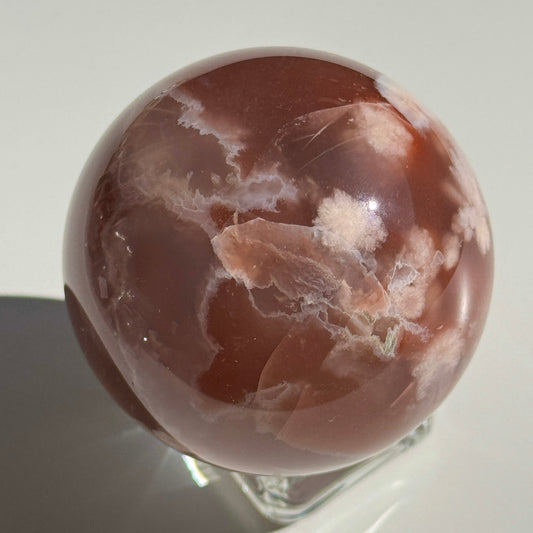AAA Flower Agate Sphere #19