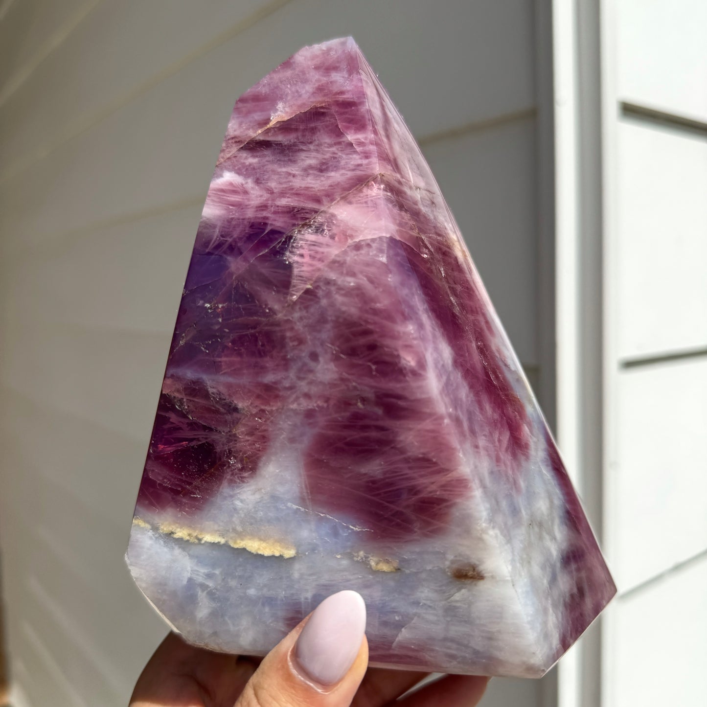 Lavender Rose Quartz Statement Freeform #1