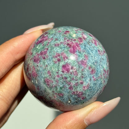 Ruby Fuchsite Kyanite Sphere #1