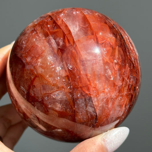 Fire Quartz Sphere #2