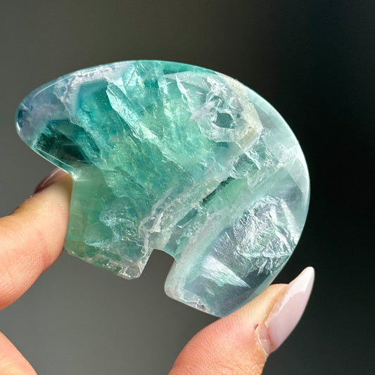 Durango Fluorite Bear Carving #1