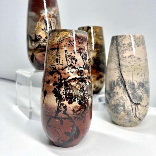 Picture Jasper Vases