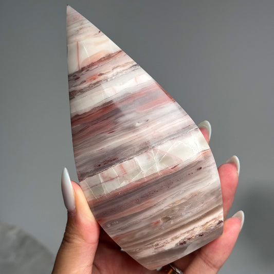 Pink Banded Onyx Flame #1