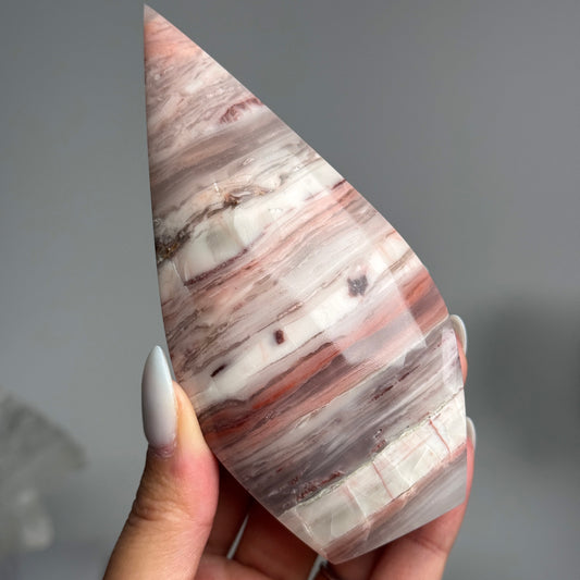 Pink Banded Onyx Flame #3