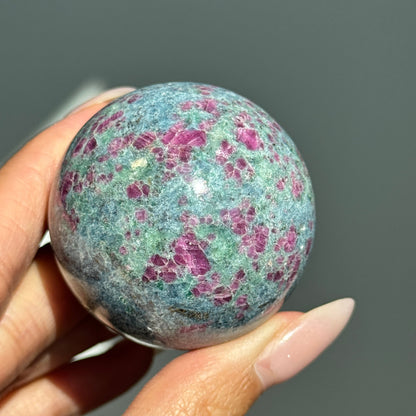 Ruby Fuchsite Kyanite Sphere #1