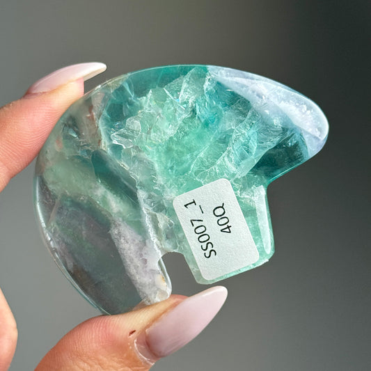 Durango Fluorite Bear Carving #1
