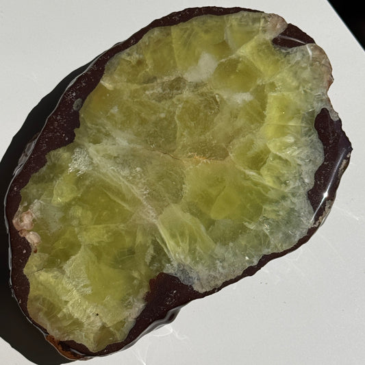 Australian Prehnite Half Polished #7