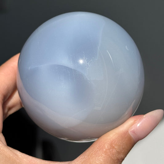 Blue Chalcedony Sphere #3