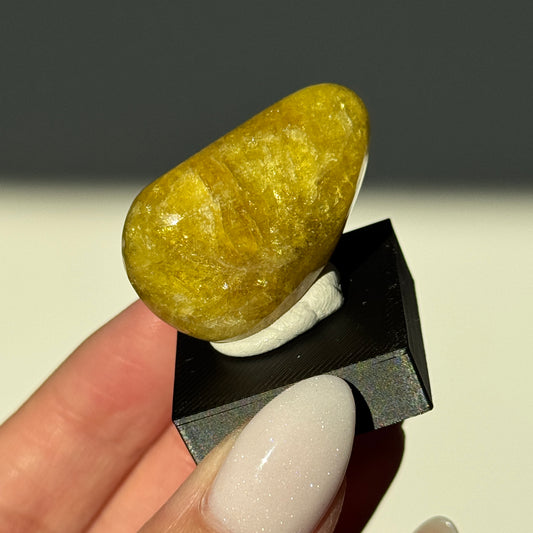 Yellow Tourmaline Gem (Sherlova Gora Russia) #2