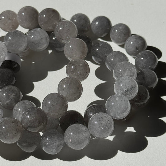 Stardust Silver Rutile Bracelets (various bead sizes)