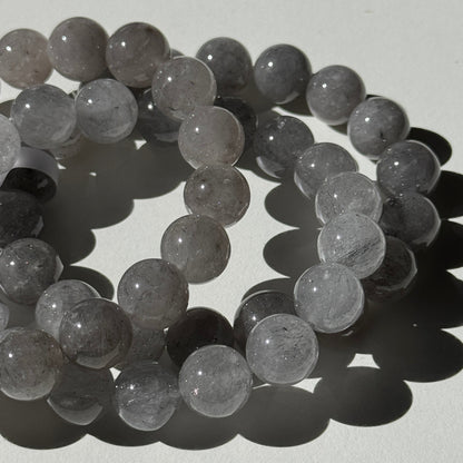 Stardust Silver Rutile Bracelets (various bead sizes)