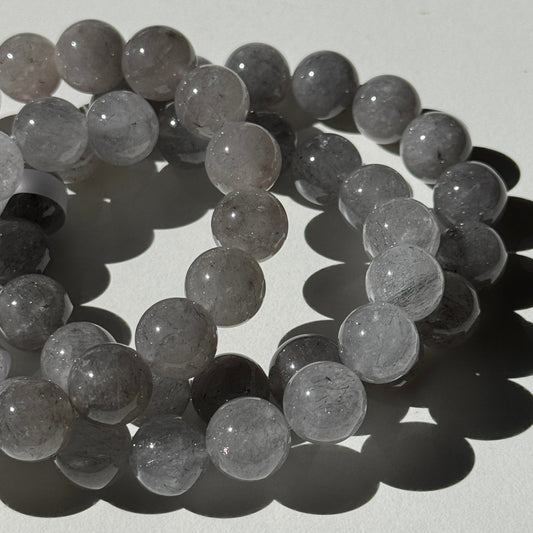 Stardust Silver Rutile Bracelets (various bead sizes)