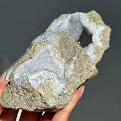 Blue Lace Agate Geode #1