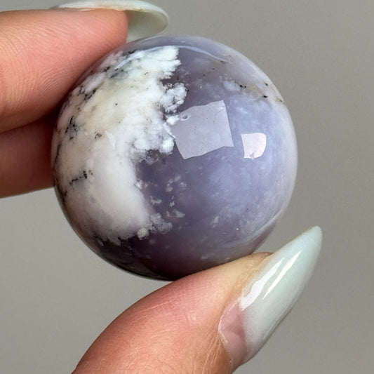Purple Dendritic Opal Sphere #4