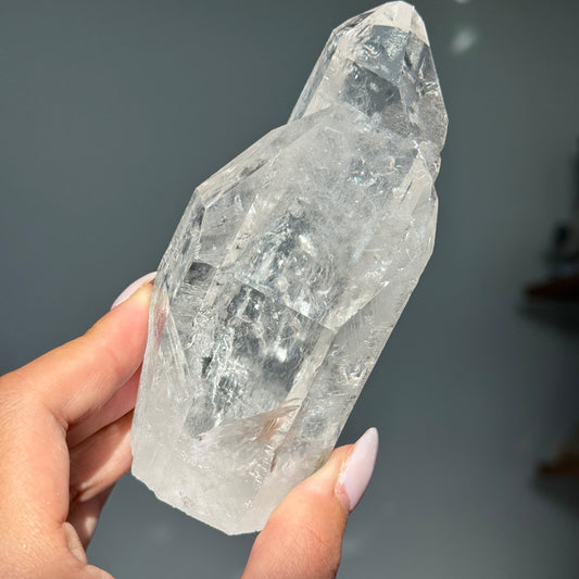 Lemurian Quartz Half Polished Tower #5