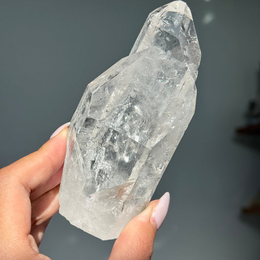 Lemurian Quartz Half Polished Tower #5