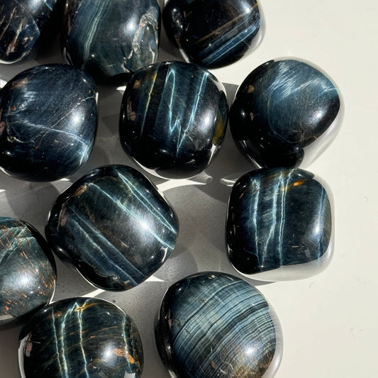 Blue Tigers Eye Tumbles
