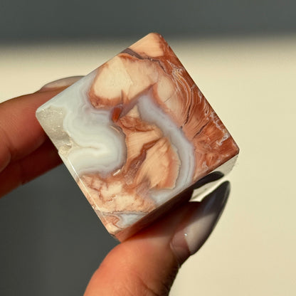 Cotton Candy Agate Cube (S) #9