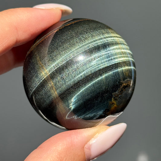 Blue Tigers Eye Sphere #12