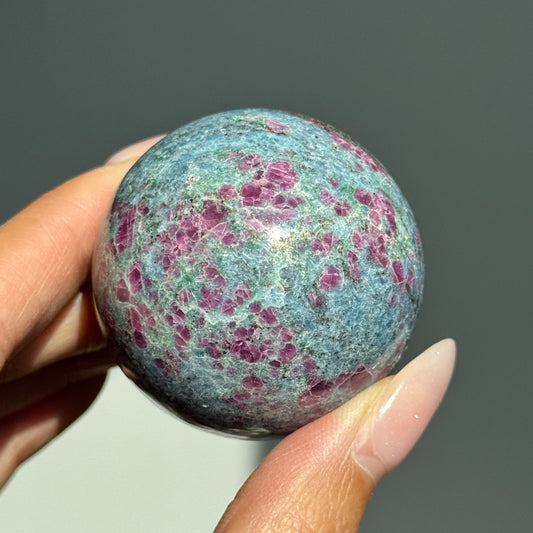 Ruby Fuchsite Kyanite Sphere #1