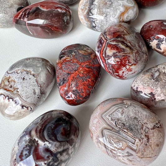 Crazy Lace Agate Tumbles