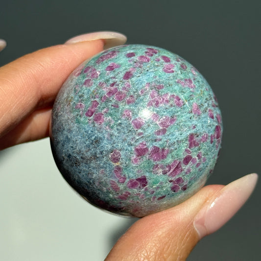 Ruby Fuchsite Kyanite Sphere #3