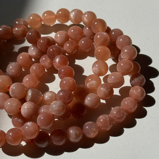 Peach Moonstone Bracelets