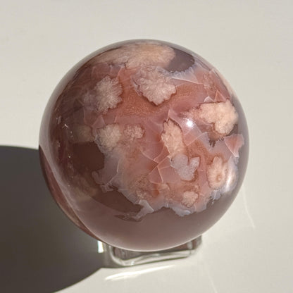 AAA Flower Agate Sphere #28