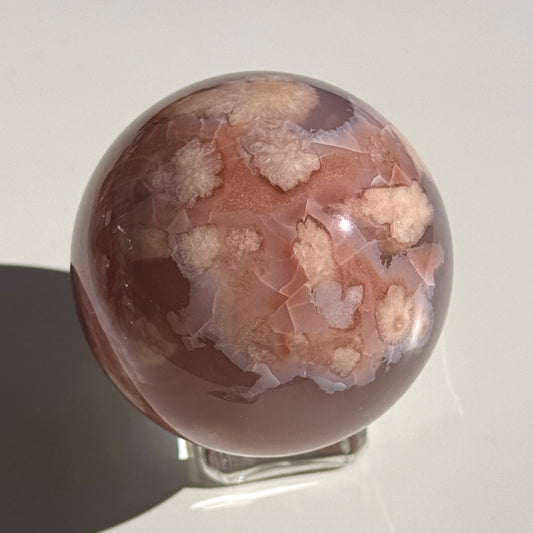 AAA Flower Agate Sphere #28
