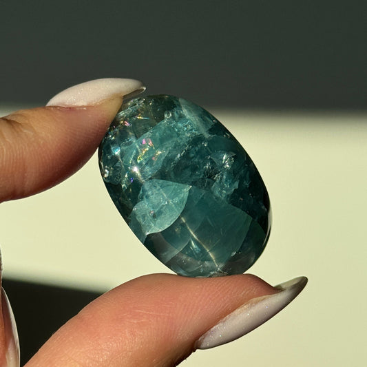 Lake Baikal Blue Apatite Gem #3