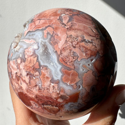 Cotton Candy Agate Sphere #13