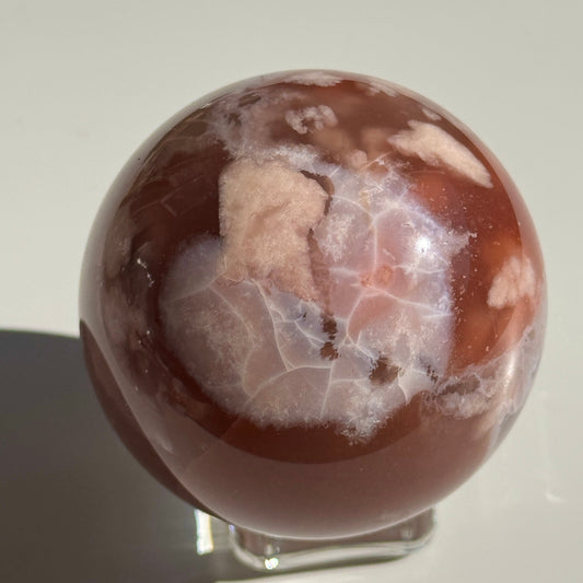 AAA Flower Agate Sphere #26