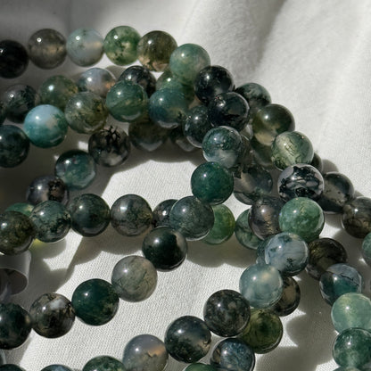Moss Agate Bracelets