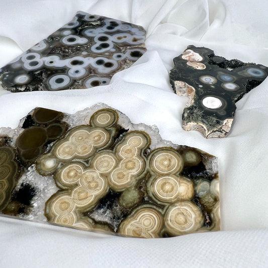 Old Stock - Druzy Ocean Jasper Slabs