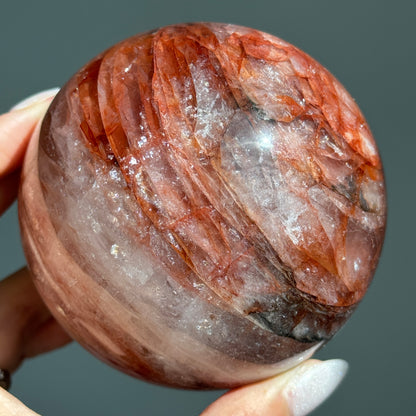 Fire Quartz Sphere #2