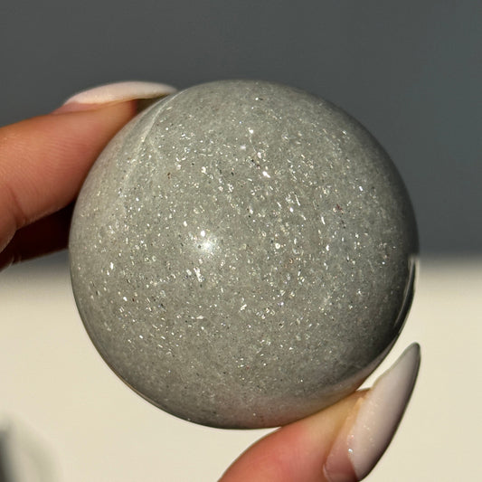 Sage Green Mica Sphere #2