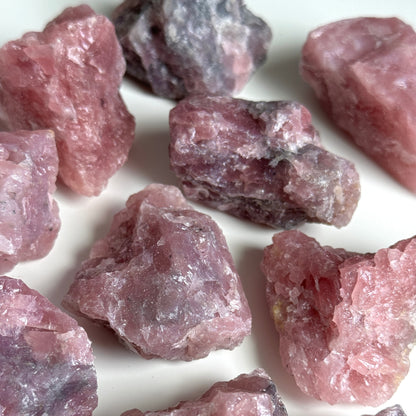 Brazilian Lavender Rose Quartz Raw