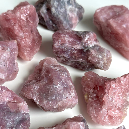 Brazilian Lavender Rose Quartz Raw
